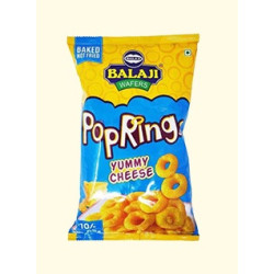 Balaji Popring Yummy Cheese 22 g (Pack of 3)