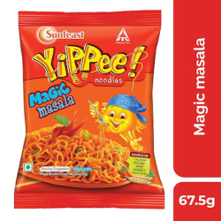 Sunfeast YiPPee! Magic Masala Instant Noodles Vegetarian  (Pack of 3) Sunfeast YiPPee! Magic Masala Instant Noodles Vegetarian  (Pack of 3)