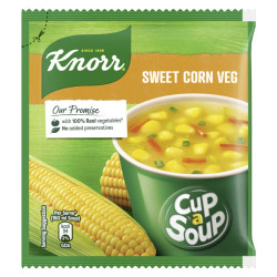 Knorr Sweet Corn Veg Cup-a-Soup 9.5 g (Pack of 3) Knorr Sweet Corn Veg Cup-a-Soup 9.5 g (Pack of 3)