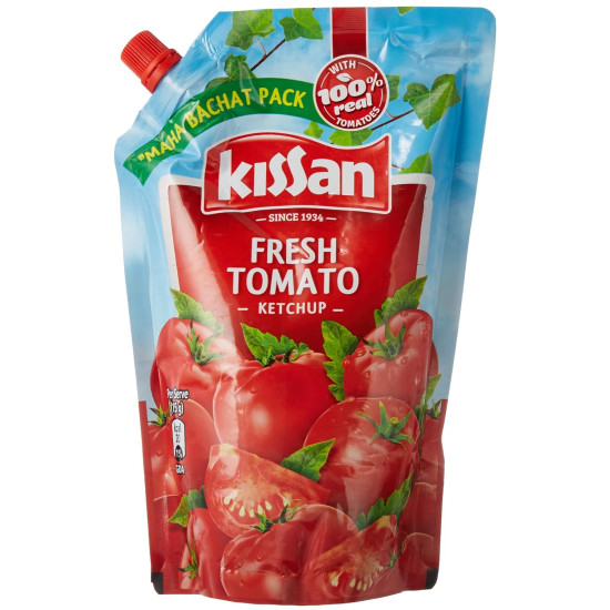 Kissan Fresh Tomato Ketchup Pouch 900 g