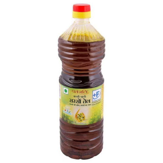 Patanjali Kachi Ghani Mustard Oil 1 L