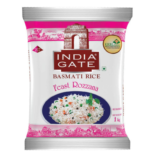 India Gate Feast Rozzana Basmati Rice 5 kg