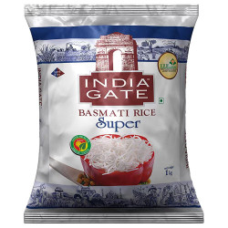 India Gate Super Basmati Rice 1 kg India Gate Super Basmati Rice 1 kg