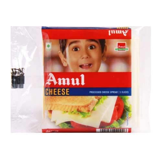 Amul Cheese Slices 100 g | 5 Pcs