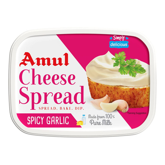 Amul Cheese Spread - Spicy Garlic 200 g