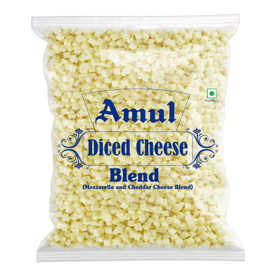 Amul Diced Mozzalella Cheese 1 kg 