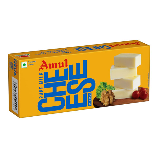 Amul Processed Cheese Cubes 20U x 25g = 500 g (Carton)