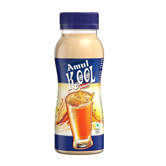 Amul Kool Badam Flavoured Milk 180 ml  (Pack of 3)