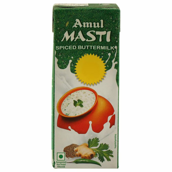 Amul Masti Spiced Buttermilk 200 ml (Tetra Pack of 3)
