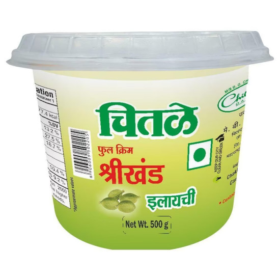 Chitale Full Cream Shrikhand - Elaichi 500 g