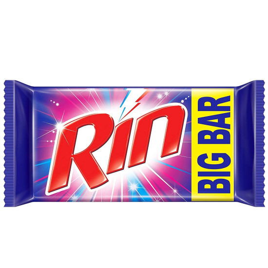 Rin Detergent Bar 160 g (Pack of 6)