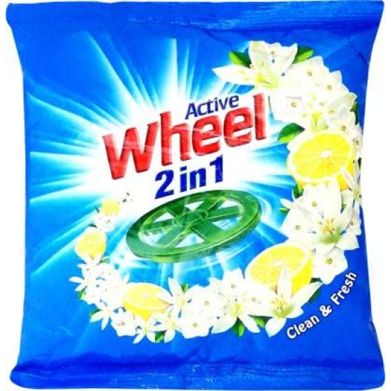 Active Wheel Blue Lemon & Jasmine Detergent Powder 500 g