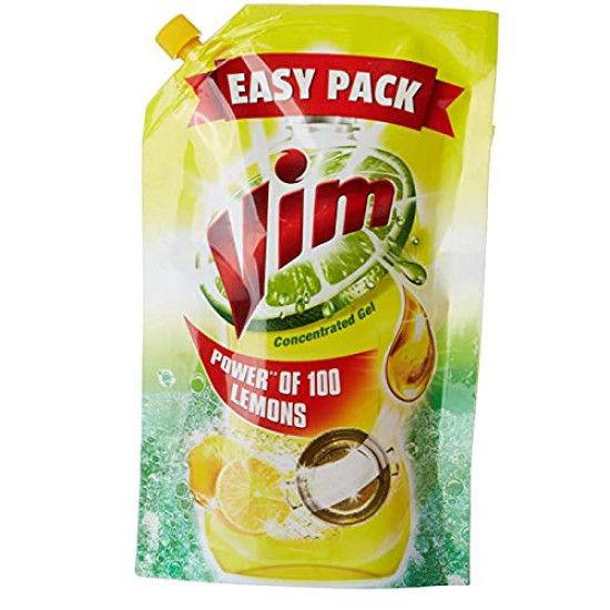 Vim Lemon Concentrated Dishwash Gel 125 ml (Pack of 3)