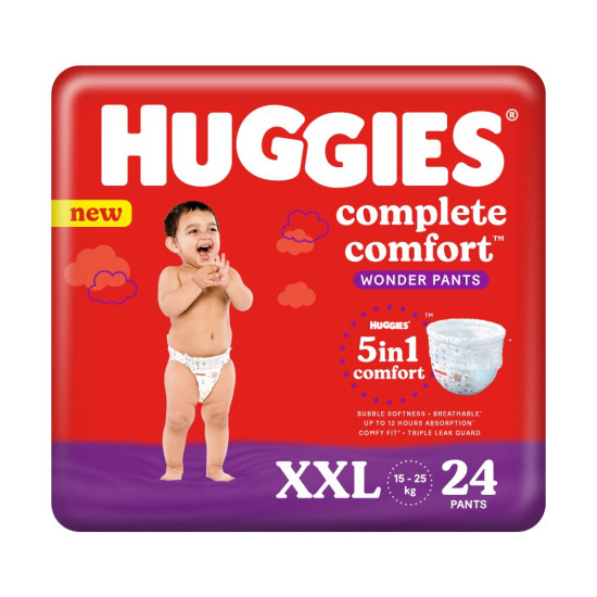 Huggies Wonder Pants Combo Pack - XXL (24 Pieces) (15 - 25 kg)