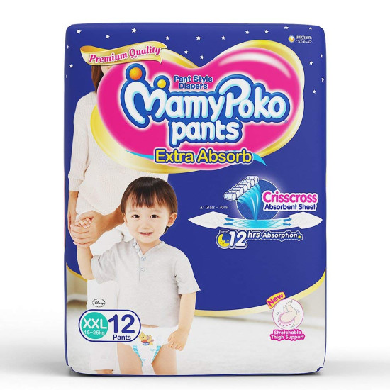 MamyPoko Extra Absorb Pants (XXL) 15 count (15 - 25 kg)