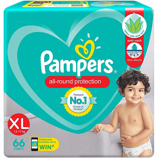 Pampers All-Round Protection Pants (XL) 66 count (12 - 17 kg)