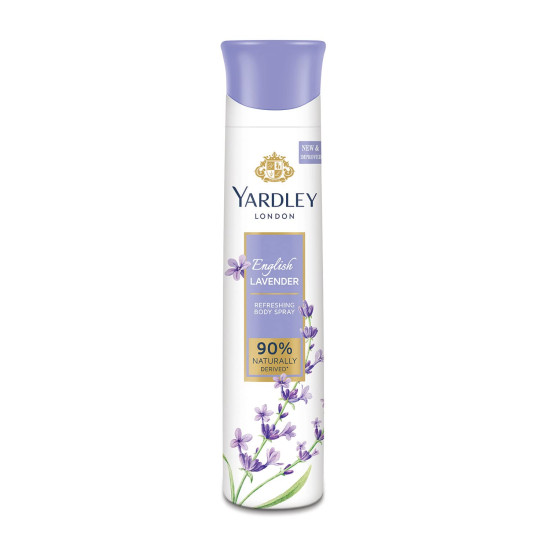 Yardley London English Lavender Refreshing Body Spray - For Women 150 ml