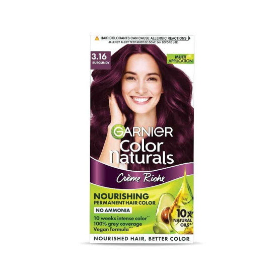 Garnier Colour Naturals Permanent Hair Burgundy Black 30 ml