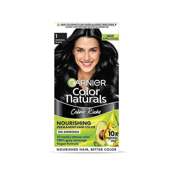 Garnier Colour Naturals Permanent Hair Cream Black 40 ml