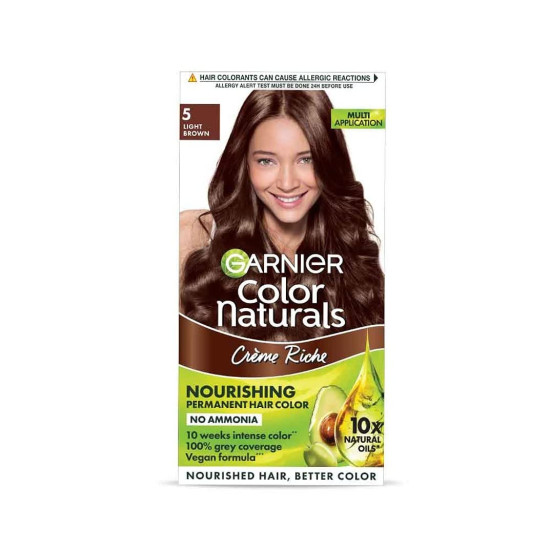 Garnier Colour Naturals Permanent Hair Cream Light Brown 100 ml
