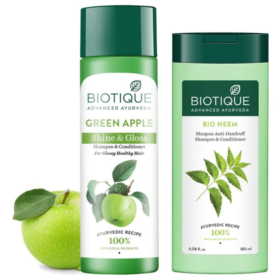 Biotique Bio Neem Margosa Anti Dandruff Shampoo & Conditioner 180 ml