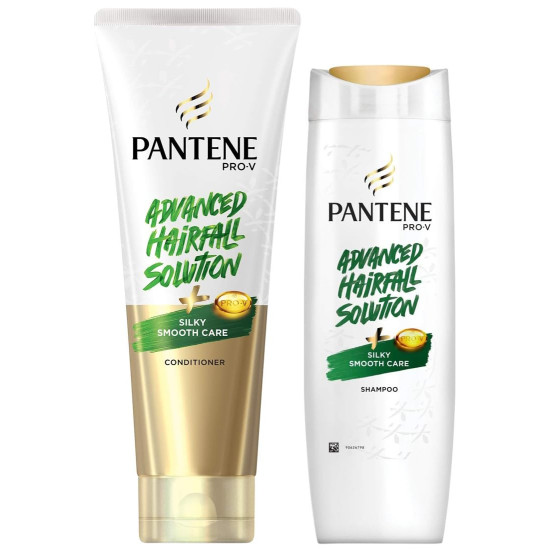 Pantene 2 in 1 Smooth & Silky Shampoo & Conditioner 180 ml