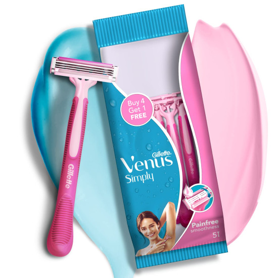 Gillette Simply Venus Hair Removal Razor for Women (3 pcs)