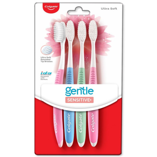 Colgate Sensitive Ultra Soft Toothbrush 4Pcs
