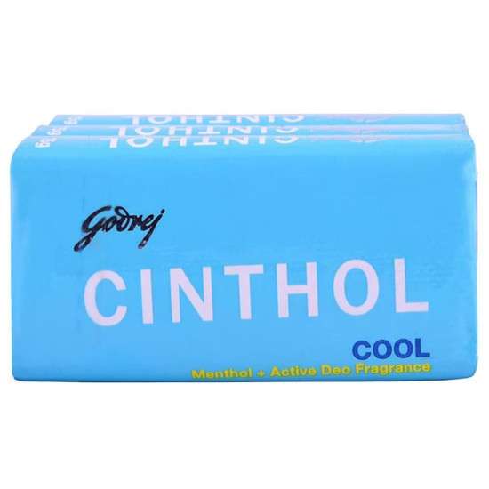 Cinthol Cool Cooling Deo Soap (125g x 3)