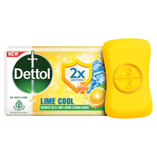 Dettol Cool Lime Soap with Menthol 125 g 