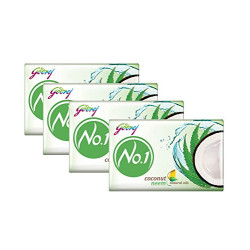 Godrej No.1 Coconut & Neem Bath Soap 100 g (Buy 4 Get 1 Free)