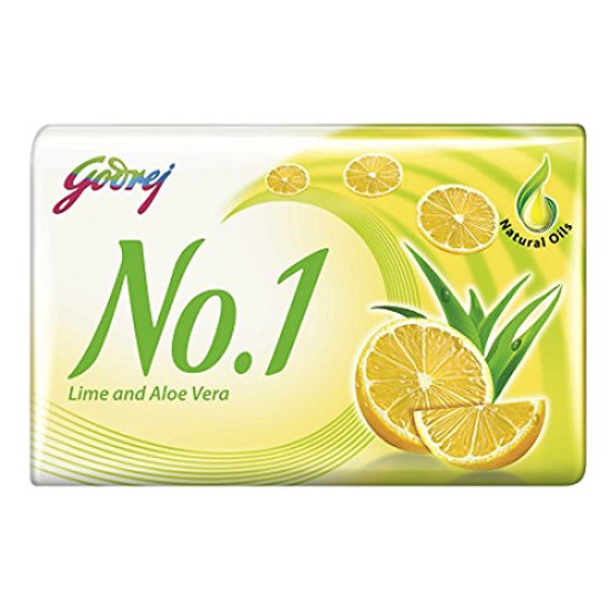 Godrej No.1 Lime & Aloe Vera Soap 100 g (Buy 4 Get 1 Free)