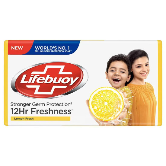 Lifebuoy Lemon Fresh Bathing Soap 100 g (Pack of 4)