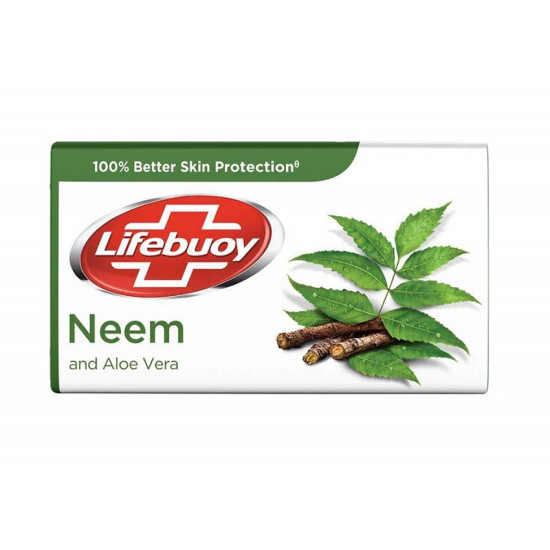 Lifebuoy Neem 100% Skin Protection Soap 100 g (Pack of 4)