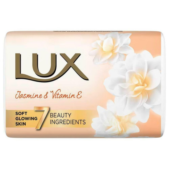 Lux Jasmine & Vitamin C + E Brighter Glow Soap Bar 100 g (Buy 4 get 1)