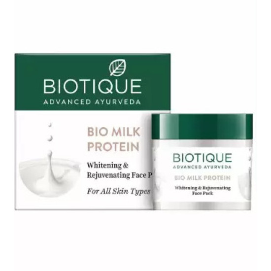 Biotique Advanced Ayurveda - Bio Milk Protein Whitening & Rejuvenating Face Pack 50 g