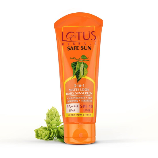 Lotus Harbals Safe Sun 3 in 1 Matte Look Daily Sunscreen 100 g