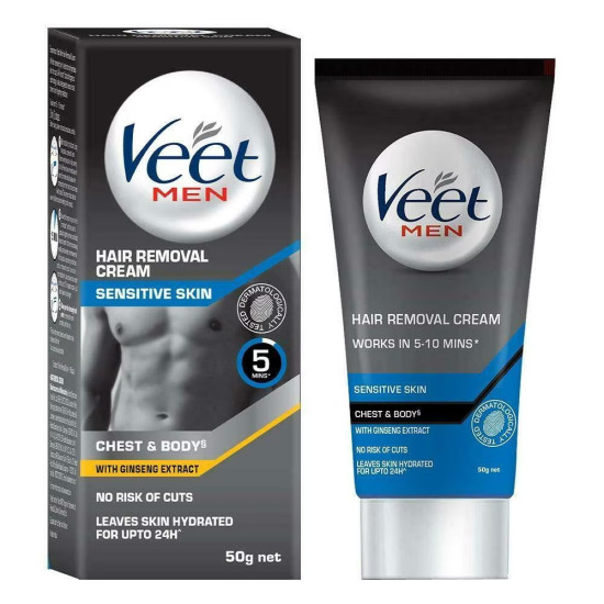 Veet Men Hair Removal Sensitive Skin Cream 50 g
