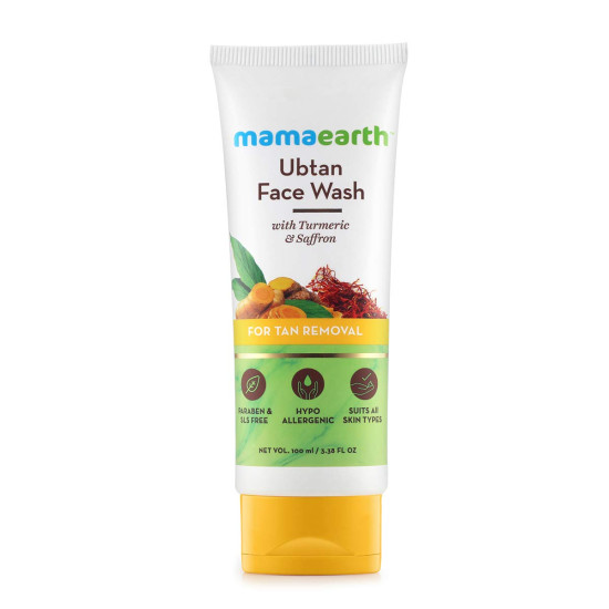 Mamaearth Ubtan Face Wash With Turmeric & Saffron 100 ml