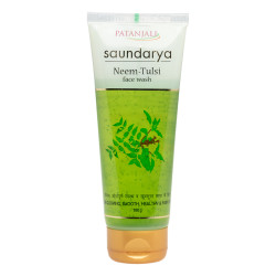 PATANJALI Saundarya Neem Tulsi Face Wash 100 g PATANJALI Saundarya Neem Tulsi Face Wash 100 g