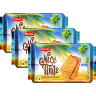 Britannia Nice Time Biscuits 59.4 g (Pack of 3)
