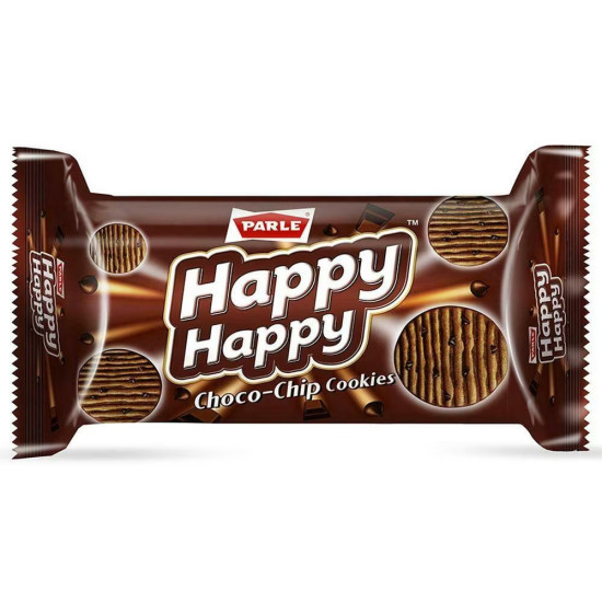Parle Happy Happy Choco-Chip Cookies 60 g (Pack of 3)