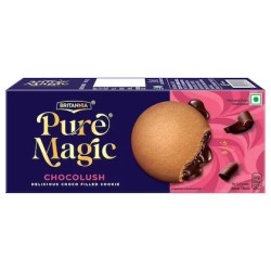 Britannia Bourbon Pure Magic Chocolush Cream Biscuits 75 g