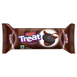 Britannia Treat Chocolate Cream Biscuit 50 g (Pack of 3)