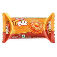 Britannia Treat Fruit Cream Orange Biscuit 50 g (Pack of 3)