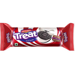 Britannia Treat Vanilla Cream Biscuit (Pack of 3)
