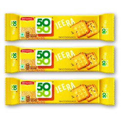 Britannia 50-50 Geera Biscuits 62.5 g (Pack of 3)