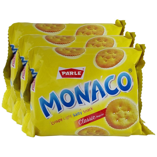 Parle Monaco 75 g (Pack of 3)