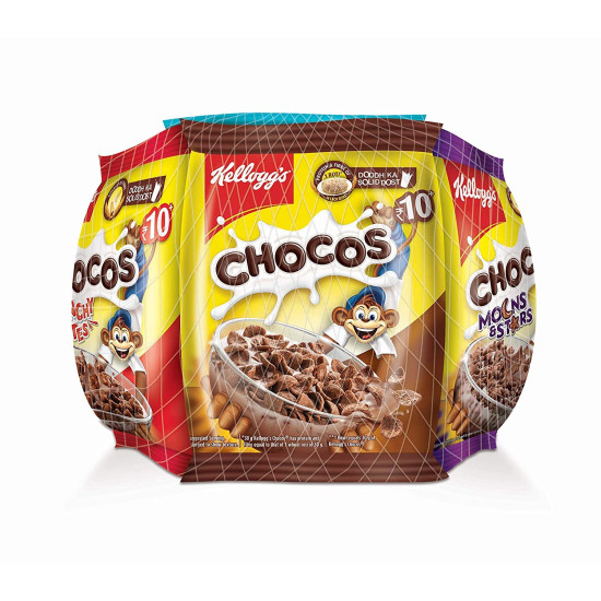 Kellogg's Chocos - Multi Grain Chhota Laddoo 23g x 3 Pack