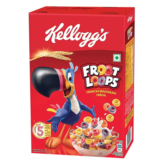 Kelloggs Fruit Loops Crunchy Multigrain Cereal 285 g